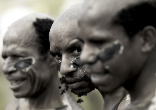 Khoril tribe boys during a sing sing, Western Highlands Province, Mount Hagen, Papua New Guinea