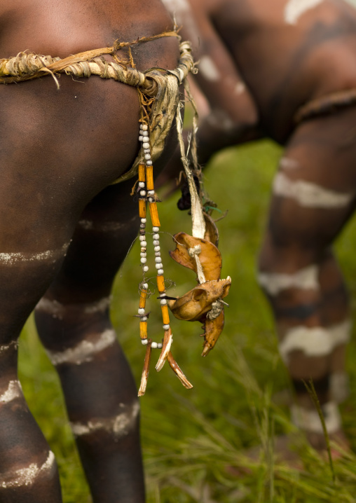 Khoril tribe boys during a sing sing, Western Highlands Province, Mount Hagen, Papua New Guinea