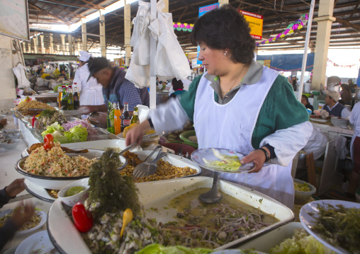 Food Stall In The Market, Cuzco, Peru