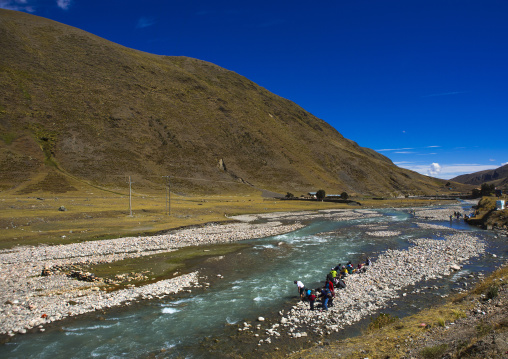 River In The Mountain, Cuzco Area, Peru