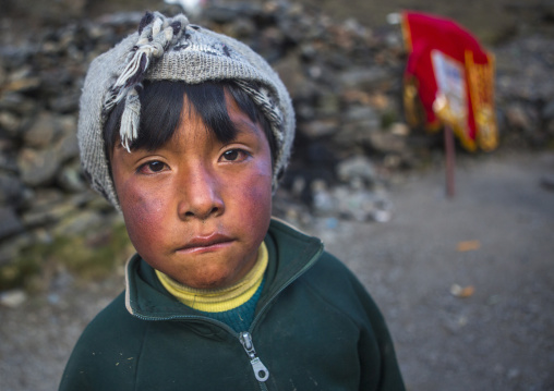 Young Peruvian Boy, Qoyllur Riti Festival, Ocongate Cuzco, Peru