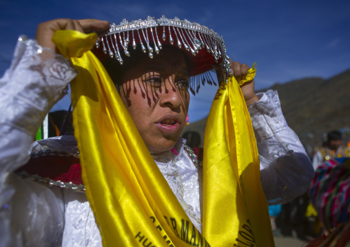 Qulla Dancer At Qoyllur Riti Festival, Ocongate Cuzco, Peru