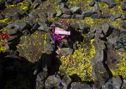 Small Stone Houses And Plots, Qoyllur Riti Festival, Ocongate Cuzco, Peru