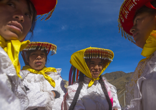 Qulla Dancers At Qoyllur Riti Festival, Ocongate Cuzco, Peru