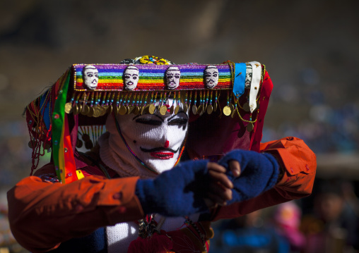 Masked Ukuku At Qoyllur Riti Festival, Ocongate Cuzco, Peru