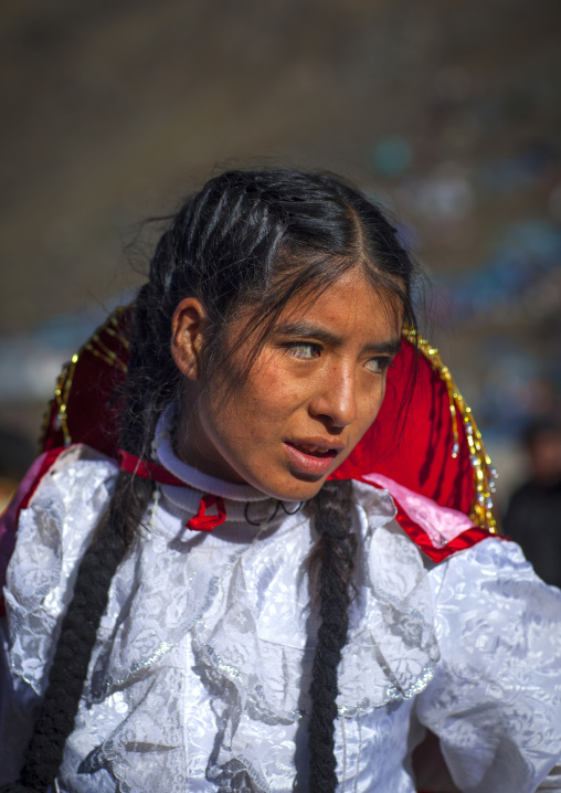 Procession And Dances During Qoyllur Riti Festival, Ocongate Cuzco, Peru