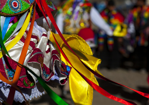 Procession And Dances During Qoyllur Riti Festival, Ocongate Cuzco, Peru