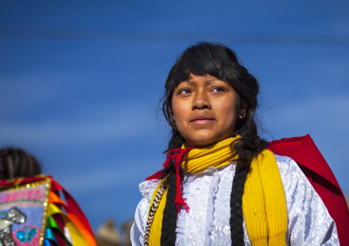 Procession And Dances During Qoyllur Riti Festival, Ocongate Cuzco, Peru