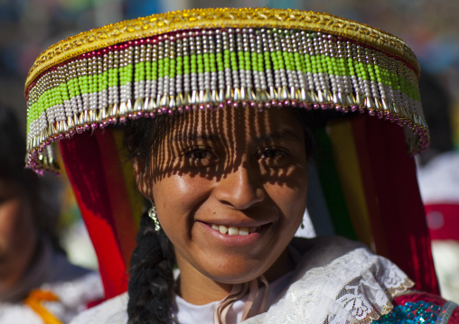 Qulla Dancer At Qoyllur Riti Festival, Ocongate Cuzco, Peru