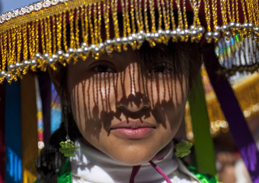 Qulla Dancer At Qoyllur Riti Festival, Ocongate Cuzco, Peru