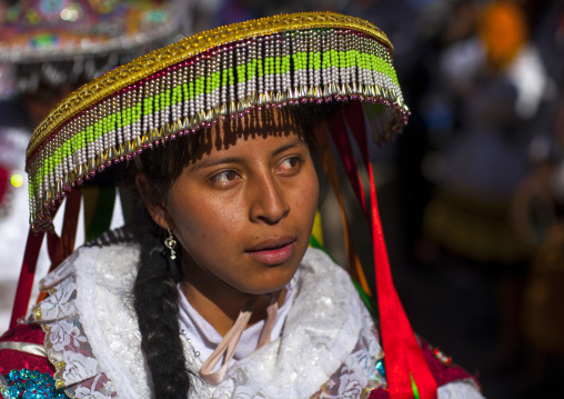 Qulla Dancer At Qoyllur Riti Festival, Ocongate Cuzco, Peru