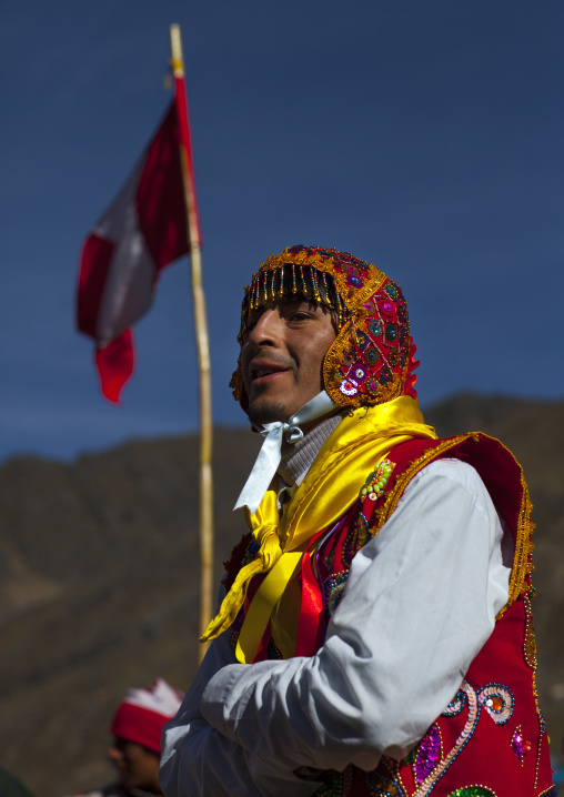 Procession And Dances During Qoyllur Riti Festival, Ocongate Cuzco, Peru