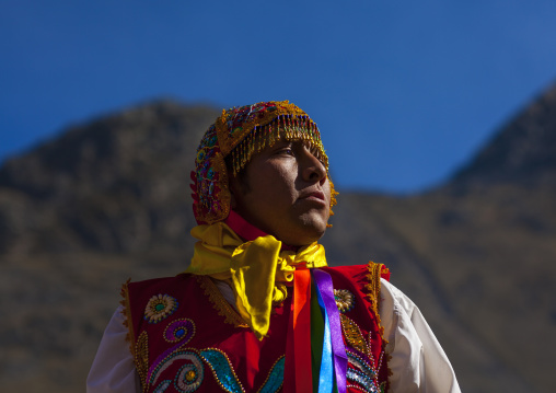 Procession And Dances During Qoyllur Riti Festival, Ocongate Cuzco, Peru