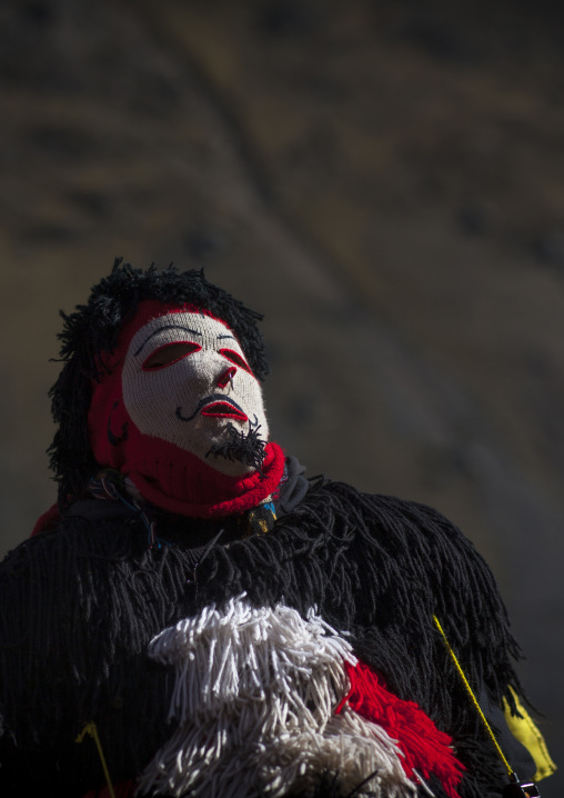 Masked Ukuku At Qoyllur Riti Festival, Ocongate Cuzco, Peru