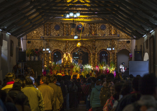 Inside The Chur(ch, Qoyllur Riti Festival, Ocongate Cuzco, Peru