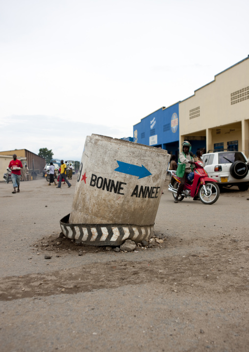 Roundabout in the city, Lake Kivu, Gisenye, Rwanda