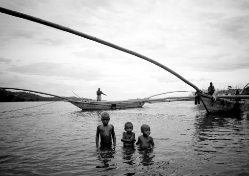 Traditional boats, Lake Kivu, Gisenye, Rwanda