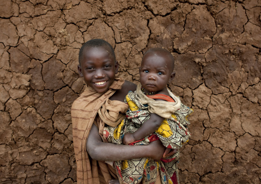 Batwa tribe children, Western Province, Cyamudongo, Rwanda