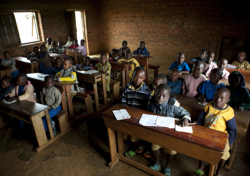 Children in a primary school, Nyungwe Forest National Park, Gisakura, Rwanda