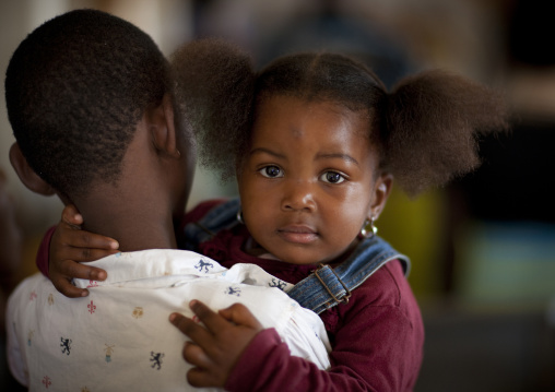 Rwandan people during a sunday mass in a church, Kigali Province, Kigali, Rwanda