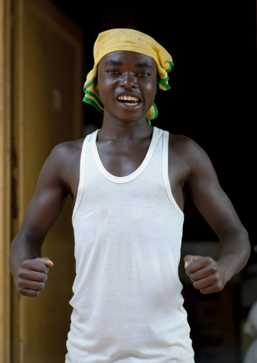 Rwandan strong man, Kigali Province, Kigali, Rwanda