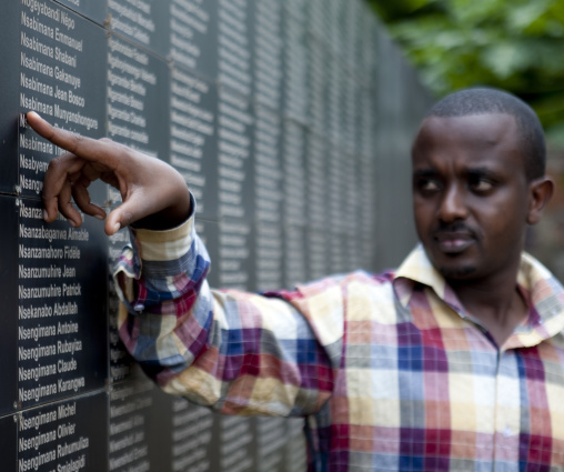 Names of the deads in gisozi genocide memorial site, Kigali Province, Kigali, Rwanda