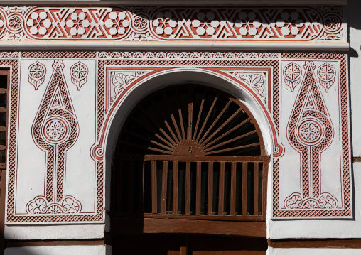 Detail of a door of an old house in al-Balad quarter, Mecca province, Jeddah, Saudi Arabia