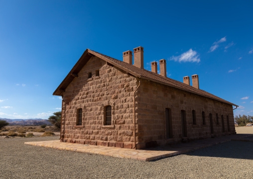 Hejaz railway station workshop building in Madain Saleh, Al Madinah Province, Alula, Saudi Arabia