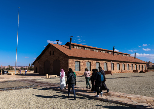 Hejaz railway station workshop building in Madain Saleh, Al Madinah Province, Alula, Saudi Arabia