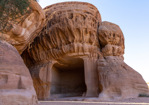 Al-Diwan in jebel Ithlib in al-Hijr archaeological site of Madain Saleh, Al Madinah Province, Alula, Saudi Arabia