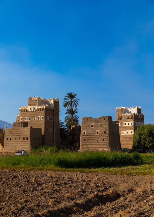 Traditional old multi-storey mud houses, Najran Province, Najran, Saudi Arabia