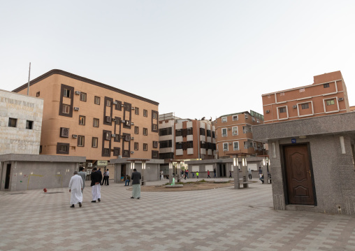 Buildings in the city center, Mecca province, Taïf, Saudi Arabia