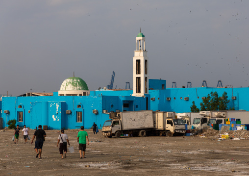 Mosque in the fish market, Mecca province, Jeddah, Saudi Arabia