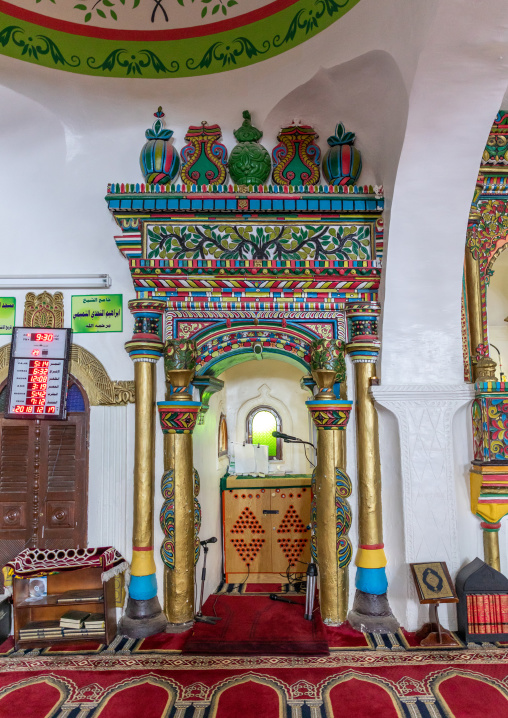 Inside al Nadji mosque, Red Sea, Farasan, Saudi Arabia