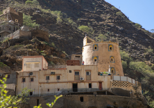 Old village of traditional mud houses, Jizan Province, Addayer, Saudi Arabia