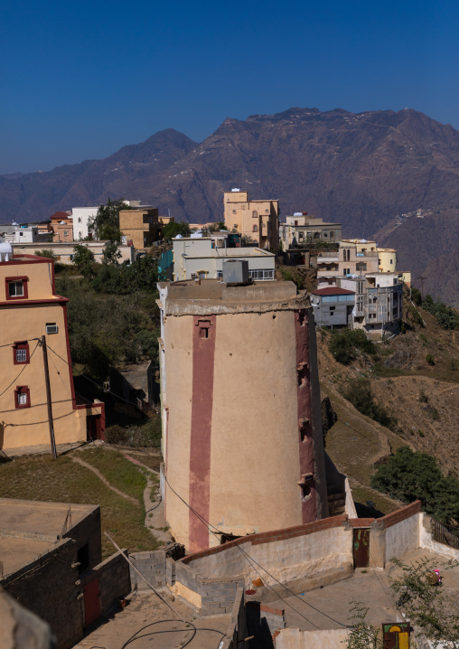 Traditional mud house, Jizan Province, Addayer, Saudi Arabia