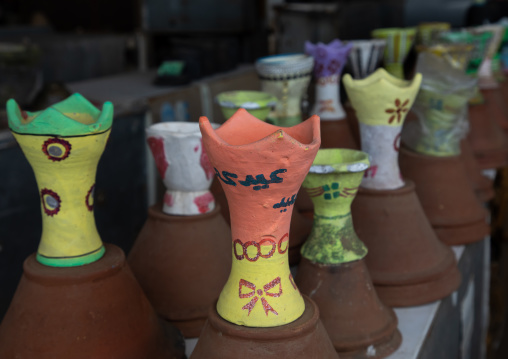 Incense burners, Jizan Province, Mahalah, Saudi Arabia