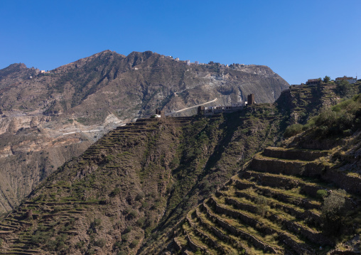 Village in the mountains, Jizan Province, Addayer, Saudi Arabia