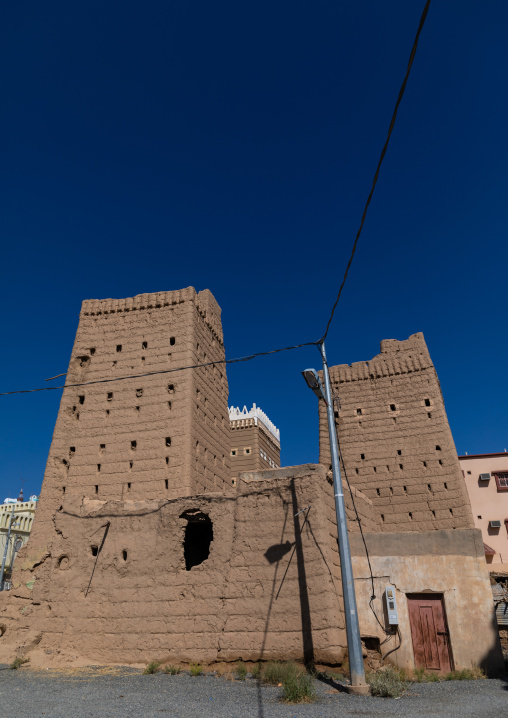 Traditional old mud houses, Najran Province, Najran, Saudi Arabia