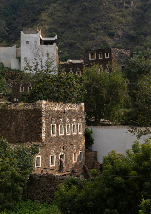 Rijal Almaa heritage village, Asir province, Rijal Alma, Saudi Arabia