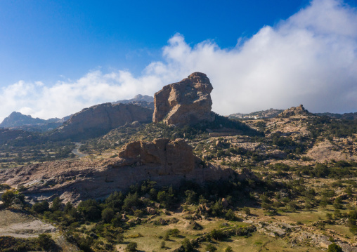 Rocky landscape, Asir province, Abha, Saudi Arabia