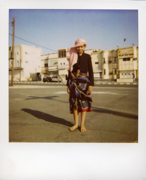 Flower Man From Asir, Saudi Arabia