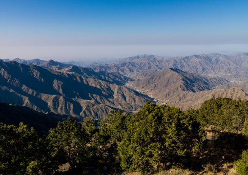 Landscape around rijal alma traditional village, Rijal Almaa Province, Rijal Alma, Saudi Arabia