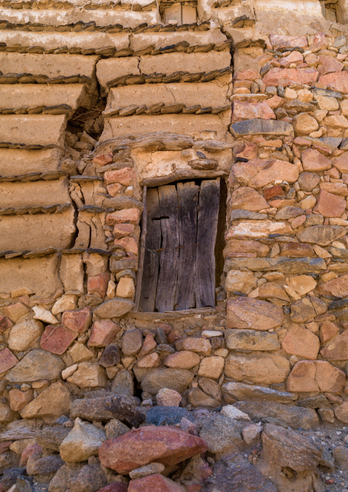 Traditional clay and silt homes in a village, Asir Province, Ahad Rafidah, Saudi Arabia