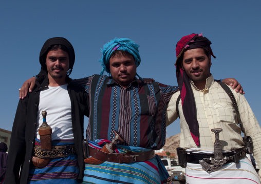 Portrait of saudi men, Jizan province, Addayer, Saudi Arabia