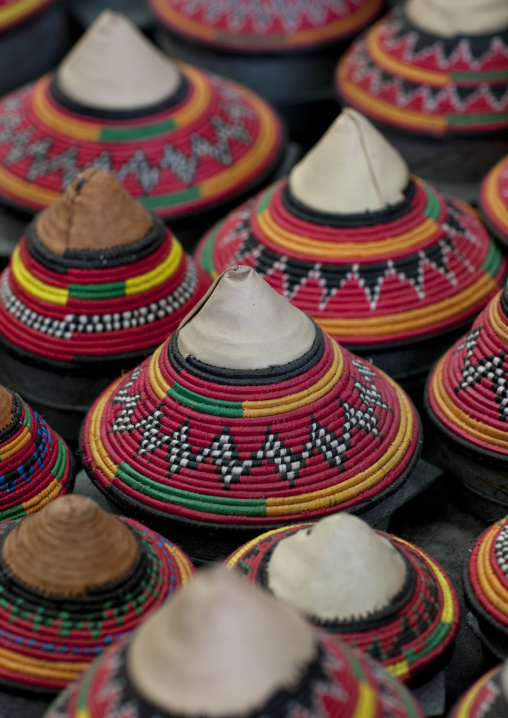 Baskets to keep the bread for sale in the souk, Najran Province, Najran, Saudi Arabia