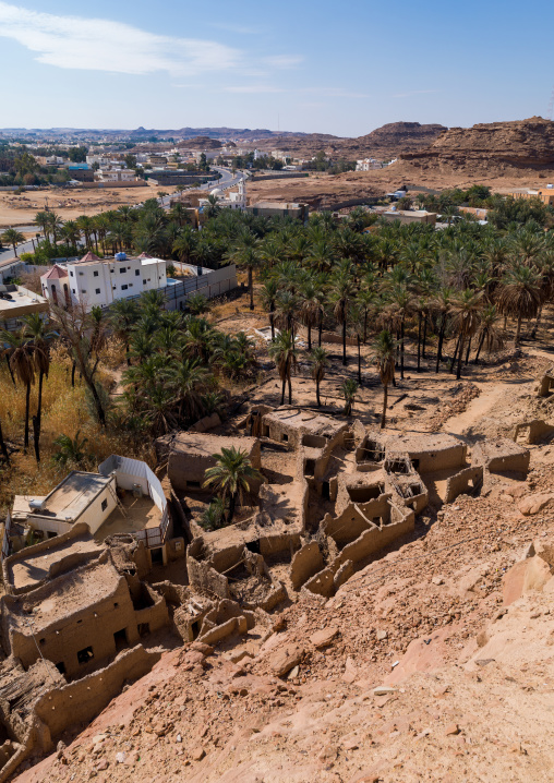 View from the top of qasr zaba al, Al-Jawf Province, Sakaka, Saudi Arabia