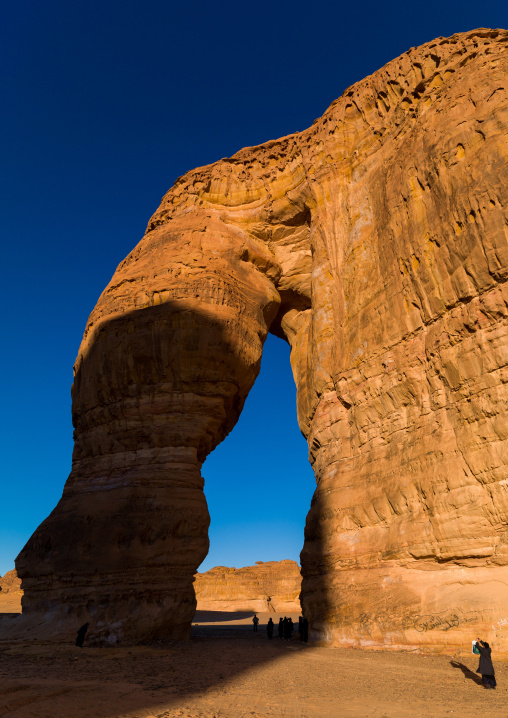 Elephant rock in madain saleh archaeologic site, Al Madinah Province, Al-Ula, Saudi Arabia