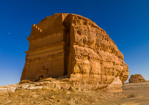 Qsar farid nabataean tomb in madain saleh archaeologic site, Al Madinah Province, Al-Ula, Saudi Arabia