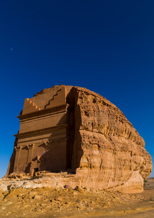 Qsar farid nabataean tomb in madain saleh archaeologic site, Al Madinah Province, Al-Ula, Saudi Arabia